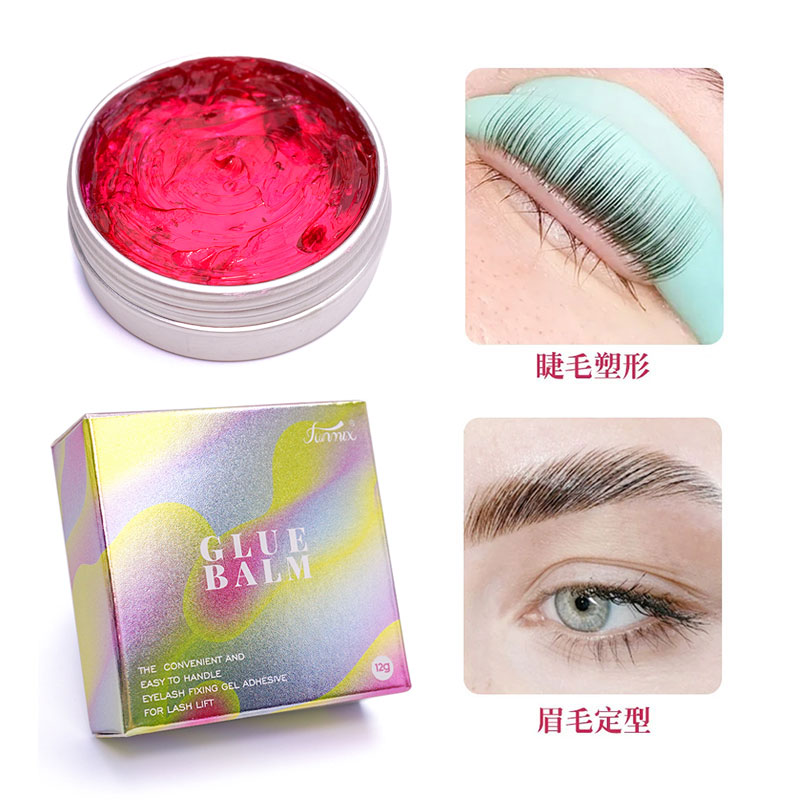 Eyelash Extension Gel Remover - Lifting rzęs stały klej balsam Lash
