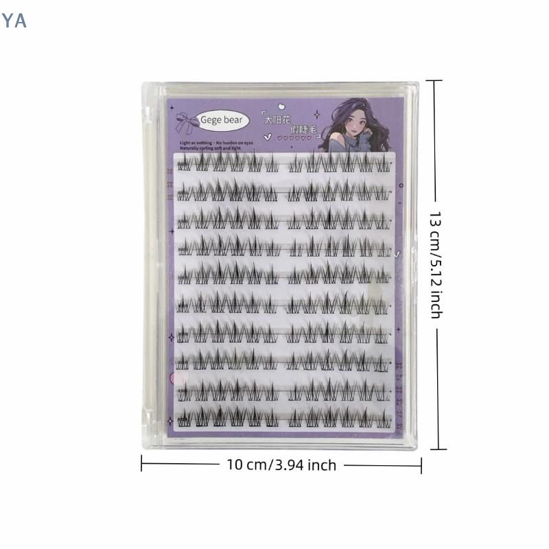 Eyelash Extension Natural - 【SA】【SA】Sztuczne rzęsy bez kleju, wzór słoneczny,