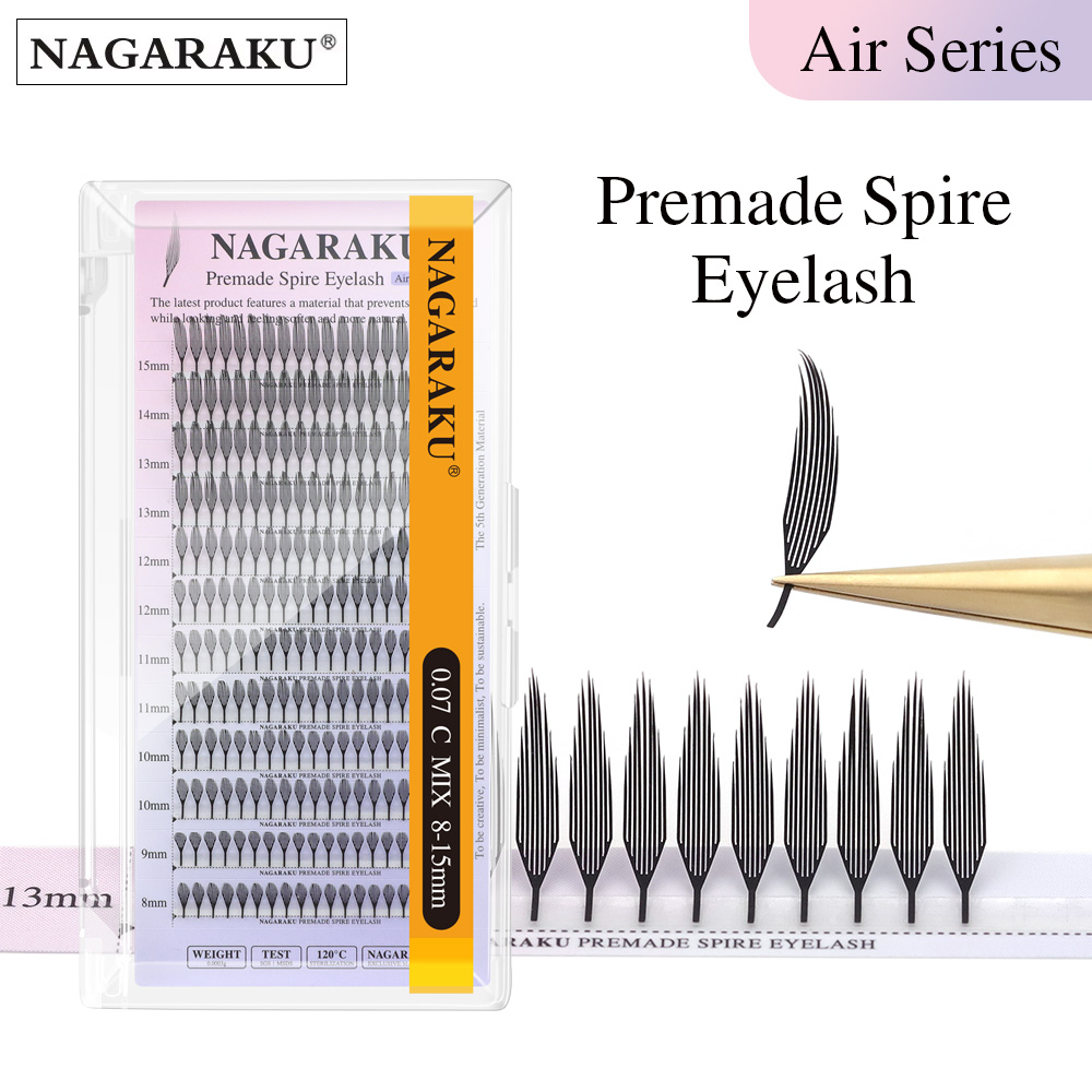 Funny Eyelash Extension - NAGARAKU Premade Spire Eyelash Anime Effect