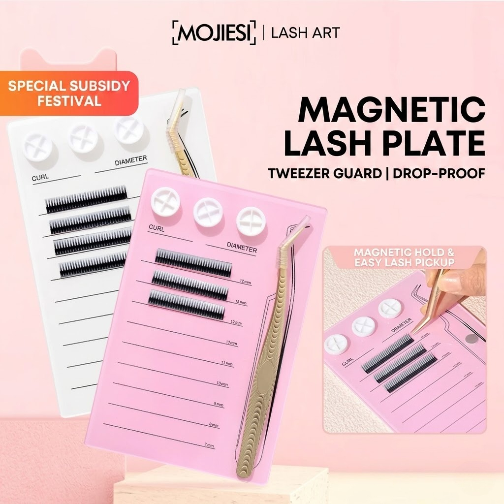 Lash Fan Volume - Paleta do przedłużania rzęs magnetycznych i
