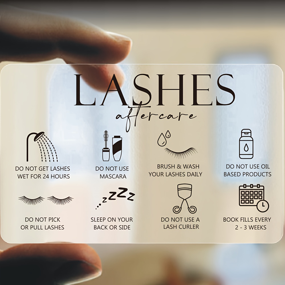50 sztuk przezroczystych plast – Eyelash Extension Aftercare recenzja i cena