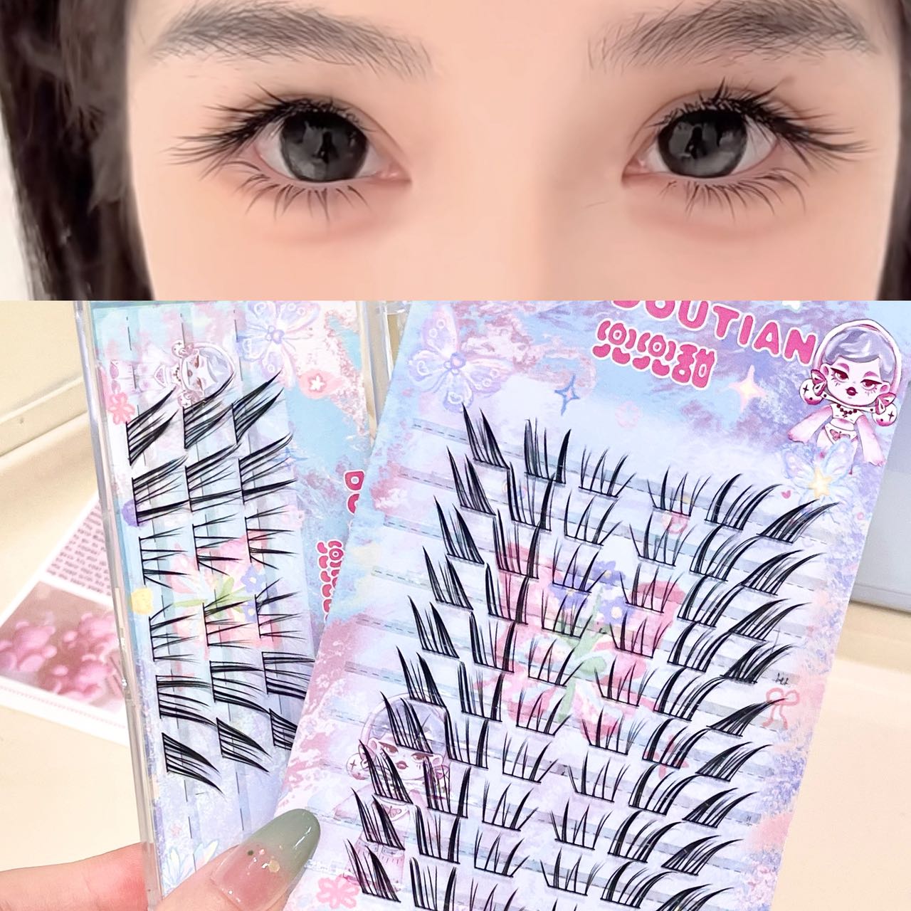 Sztuczne rzęsy Doudoutian Cool – Eyelash Extension Natural recenzja i cena