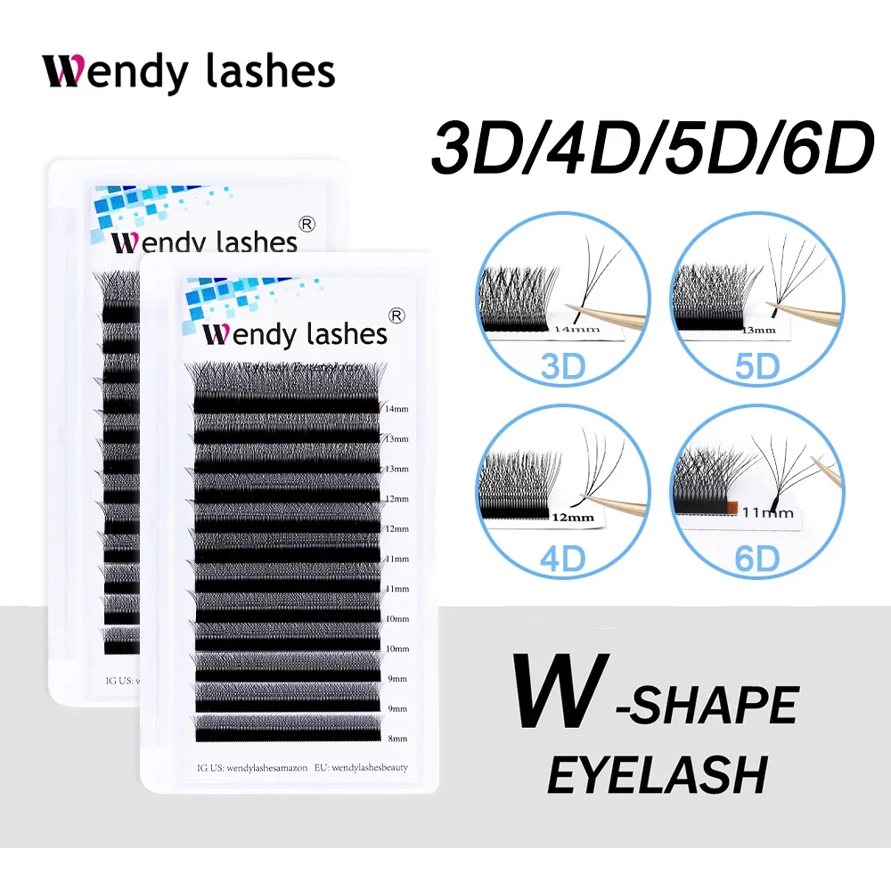 Wendy Lashes W Shape Supplies  – Eyelash Extension Human Hair recenzja i cena