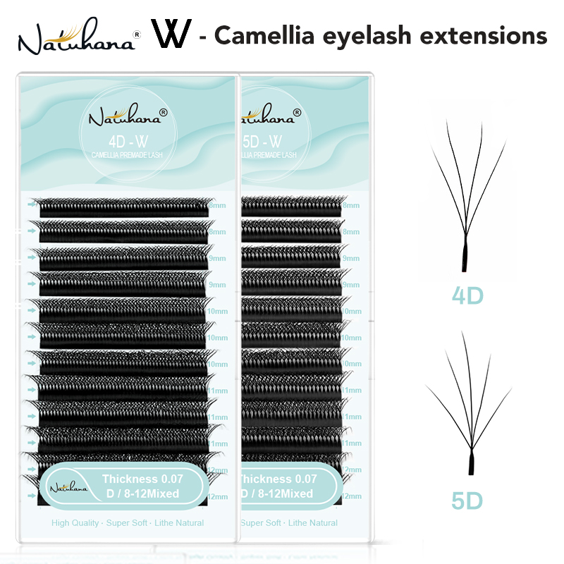 NATUHANA Camellia W Lashes 3D  – Lash Fan Volume recenzja i cena